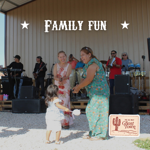 Family fun at Ghost Town Manor Flea Market