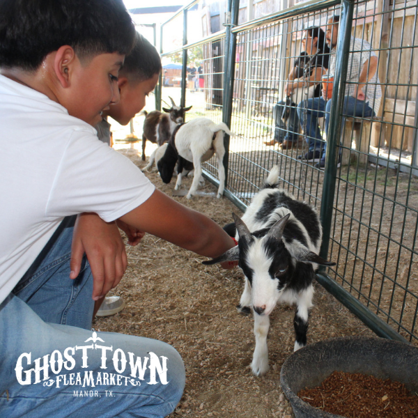 Old West ghost town setting in Manor TX