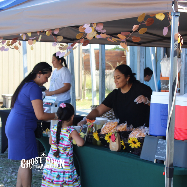 Live music at outdoor market